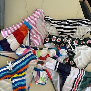 Colorful Striped and Floral men’s swim briefs